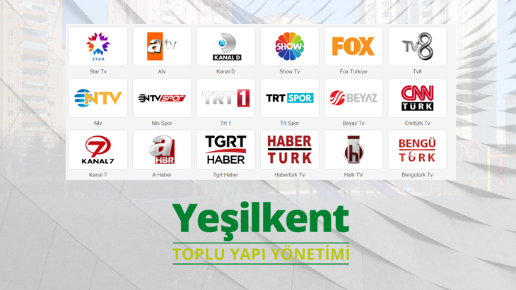 Yeşilkent TV Yayın Listesi